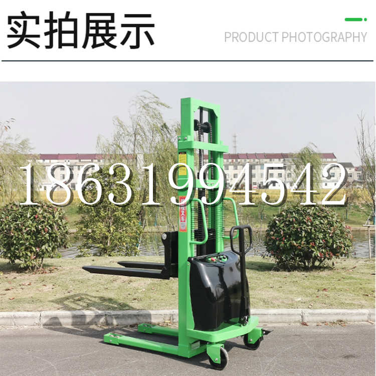 大连市电动叉车堆高车液压铲车电瓶1吨2吨站驾步行式小型全自动叉车